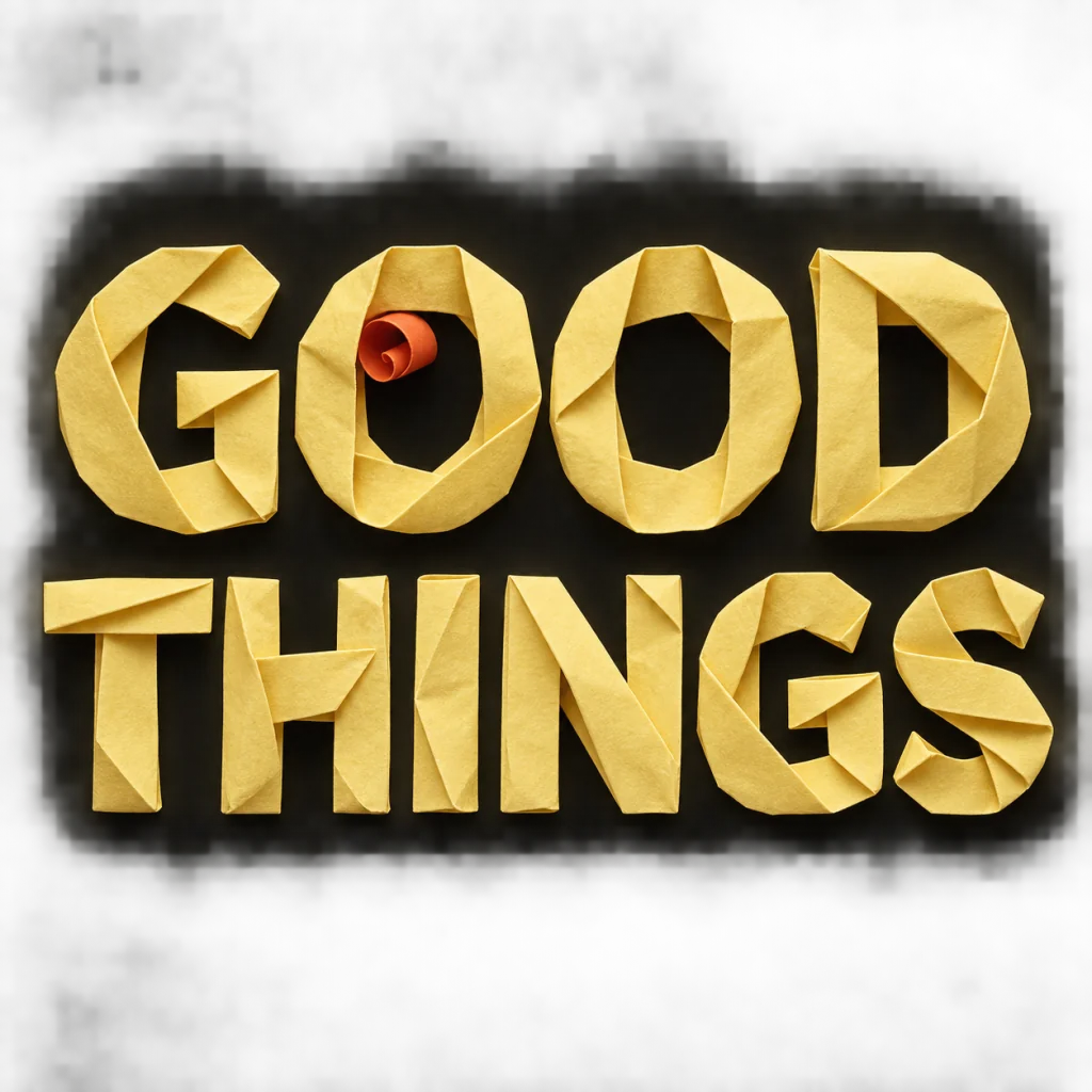 GOOD THINGS: A hopeful note for an ordinary day.