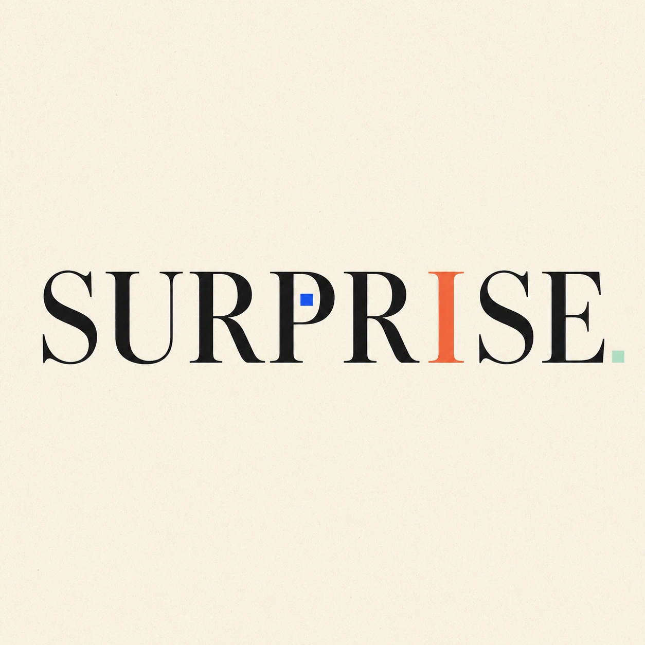 SURPRISE — Letter-by-letter